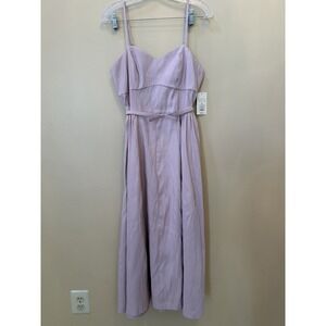 Women's A New Day Spaghetti Strap Belted Waist Maxi Dress Size Medium NWT